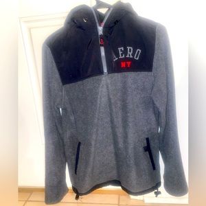 Boys XS/TP  Aeropostale 3 Quarter Zip fleece Hoodie